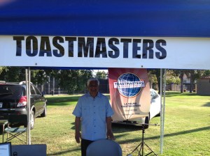 Kris at our booth in 2013