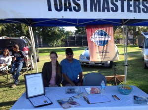 Whitney and Don at booth