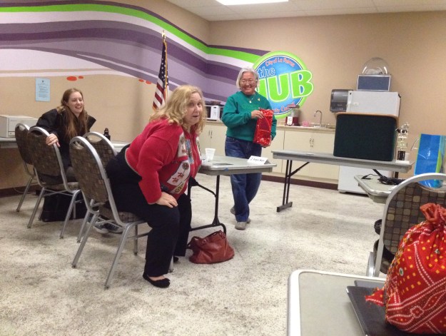 A robbery is taking place