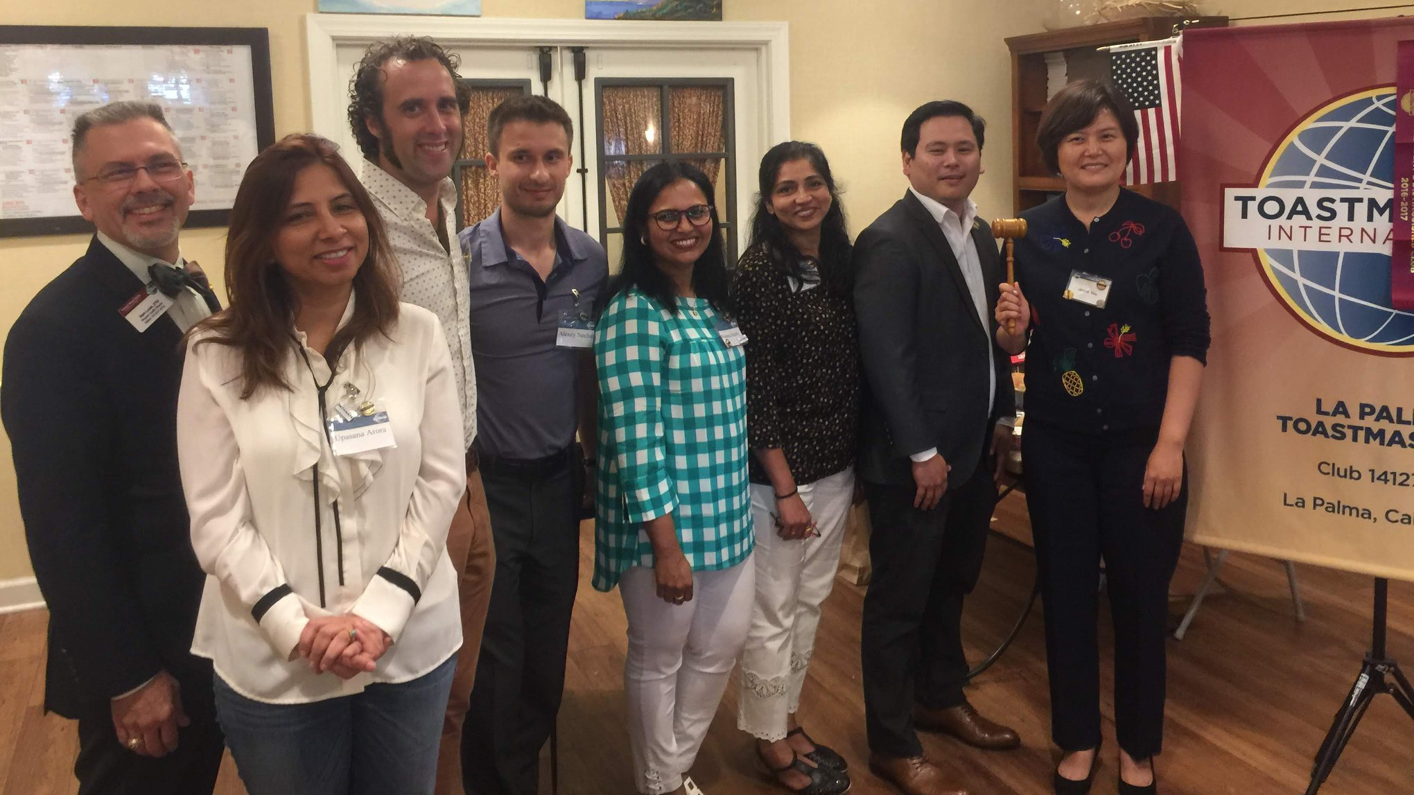 La Palma Toastmasters Officers for 2018-2019